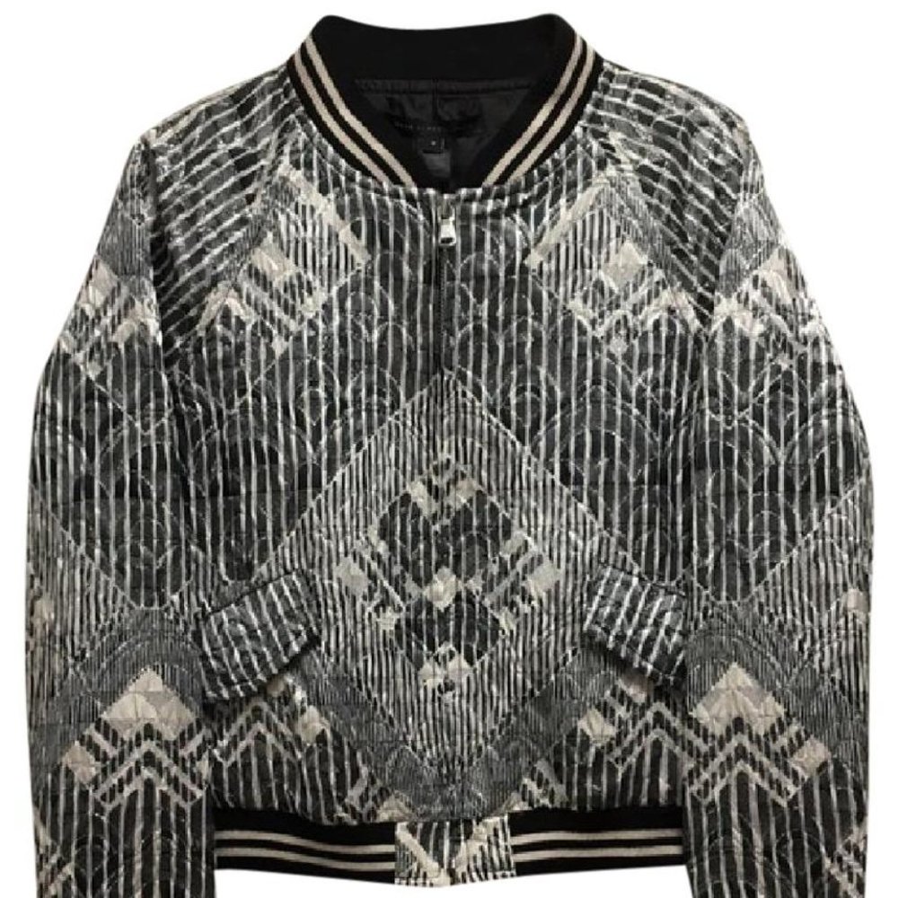👓 MARC JACOBS 👓 Matelasse Print Bomber Jacket